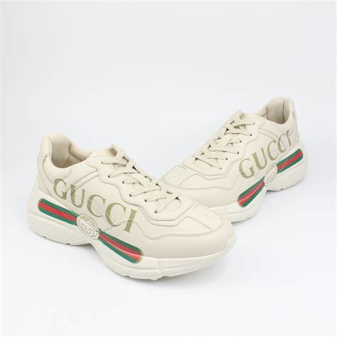 gucci rhyton square logo sneaker|Gucci rhyton sneakers men's.